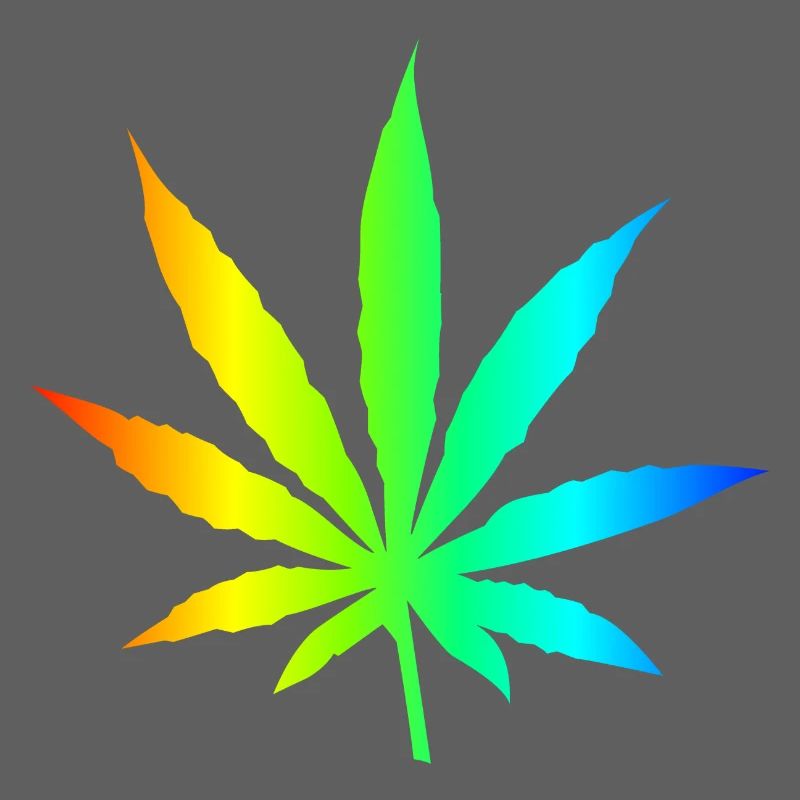 Marijuana Leaf Rainbow