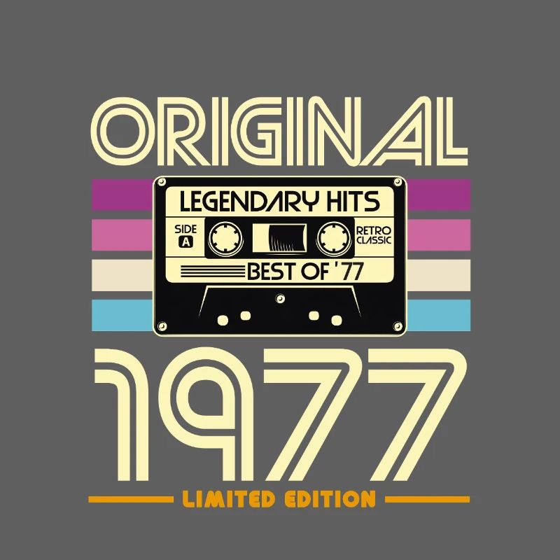 Original 1977 Cassette Rétro