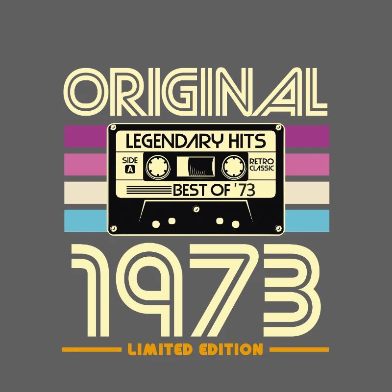 Original 1973 Cassette rétro édition limitée