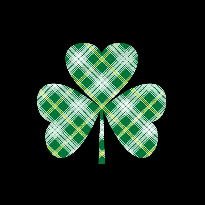 Trèfle de tartan irlandais de St Patrick