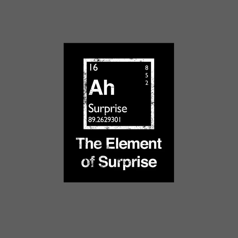 Das Element der Überraschung