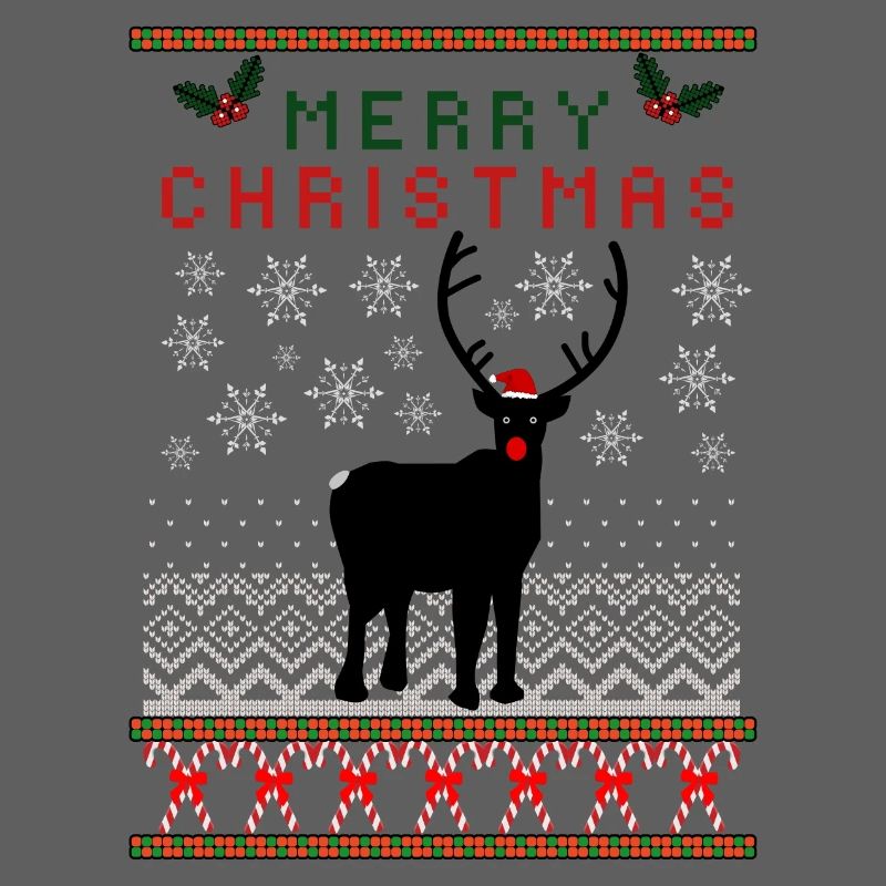 Christmas Knitting Pattern Reindeer