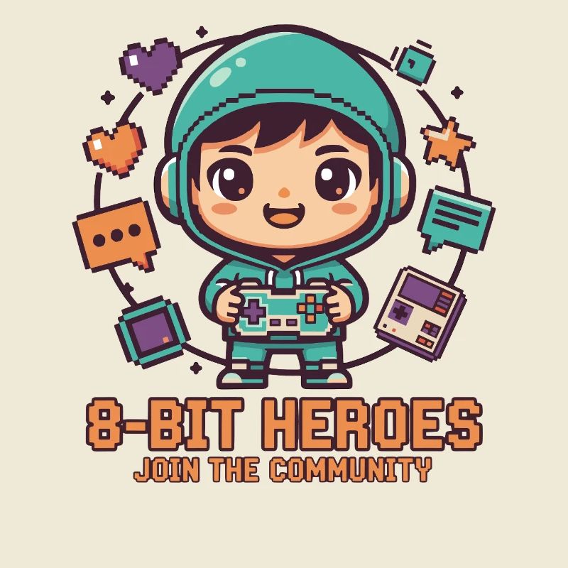 HÉROS 8 BITS | Jeux Rétro Chibi Communauté Pixel