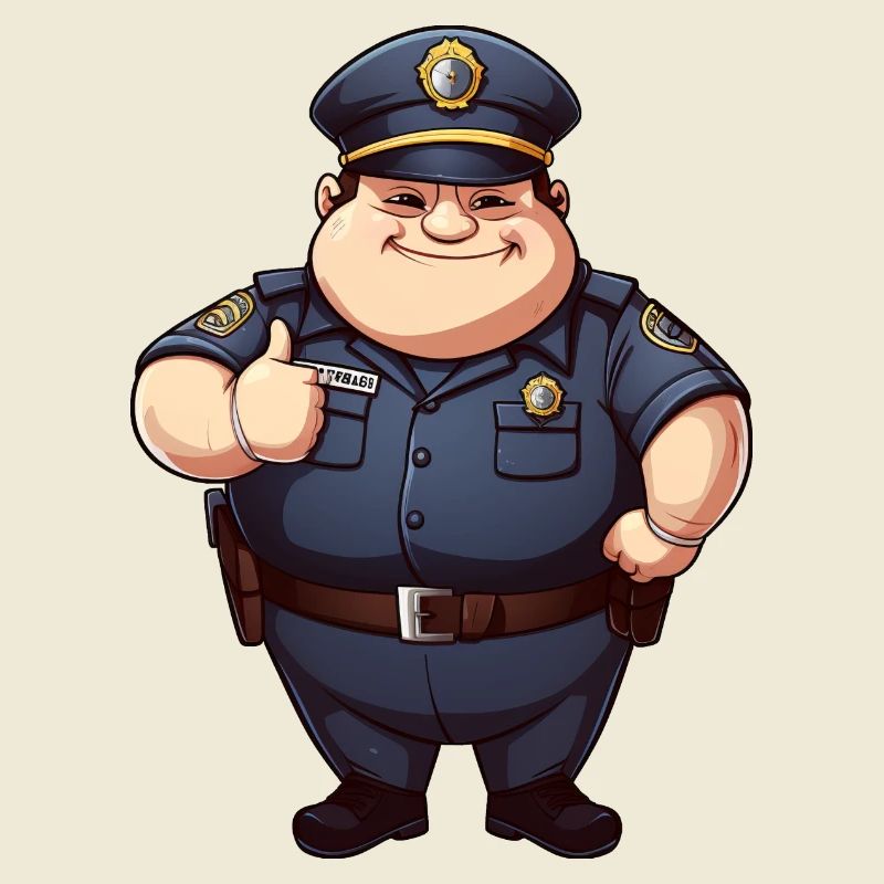 fat policeman