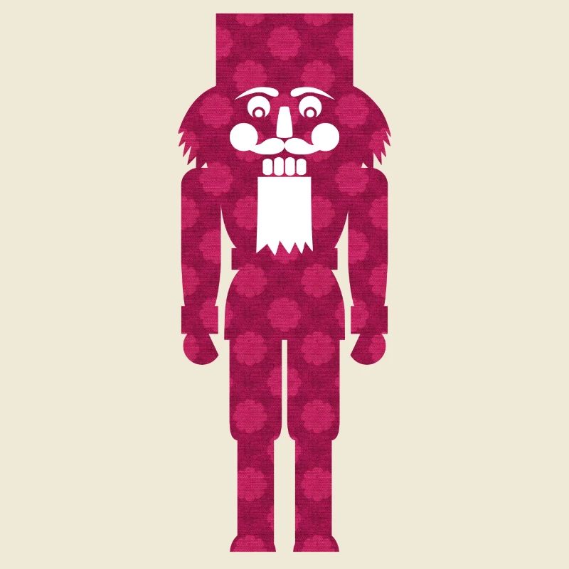 Nutcracker Christmas Decoration Texture Pattern
