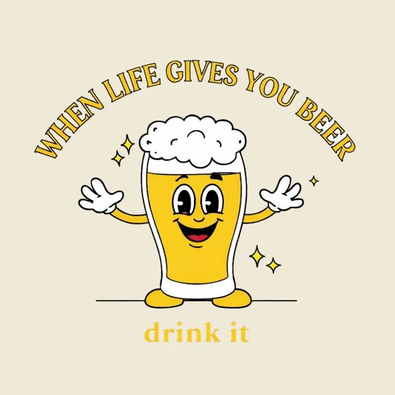 Devise de la bière Devise Cartoon