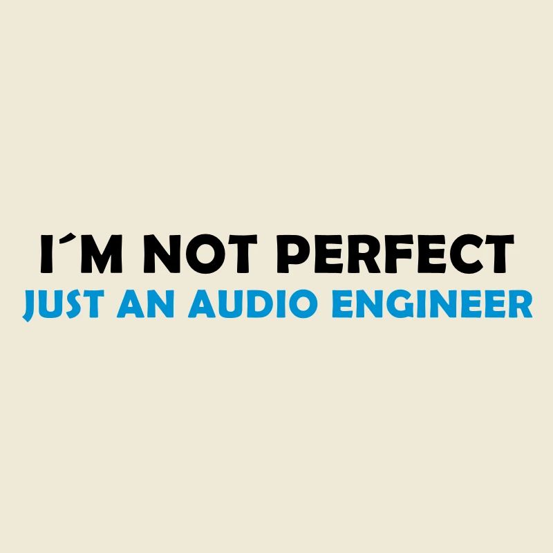 I´m not perfect - just an audio engineer