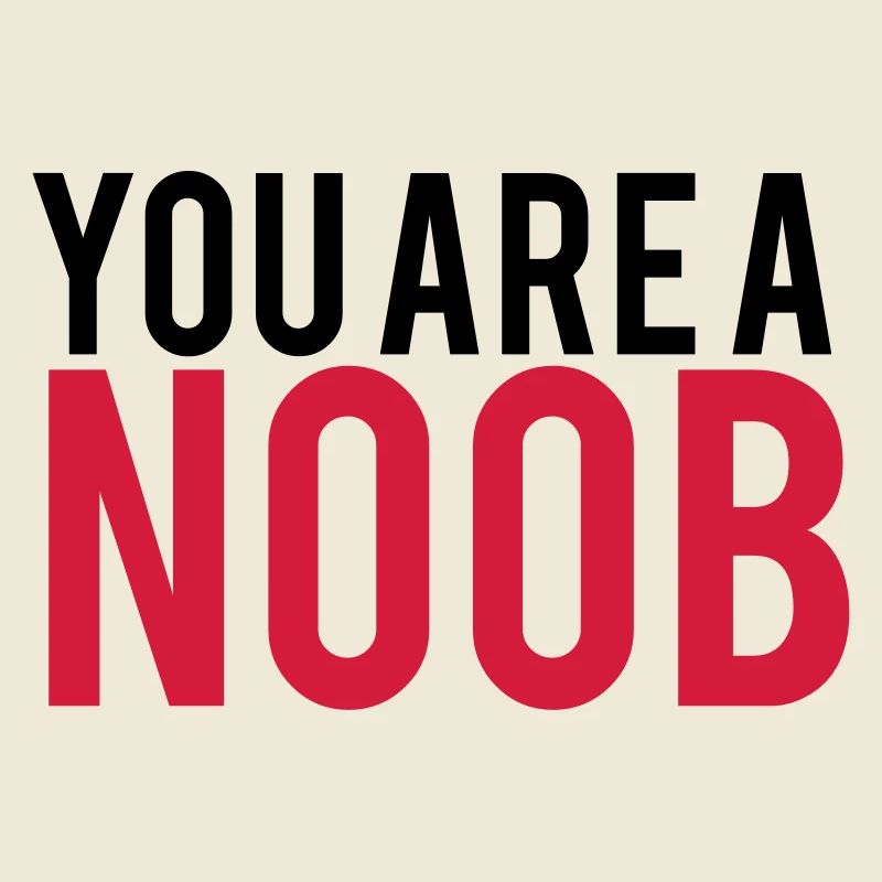 Vous êtes un Noob Logo