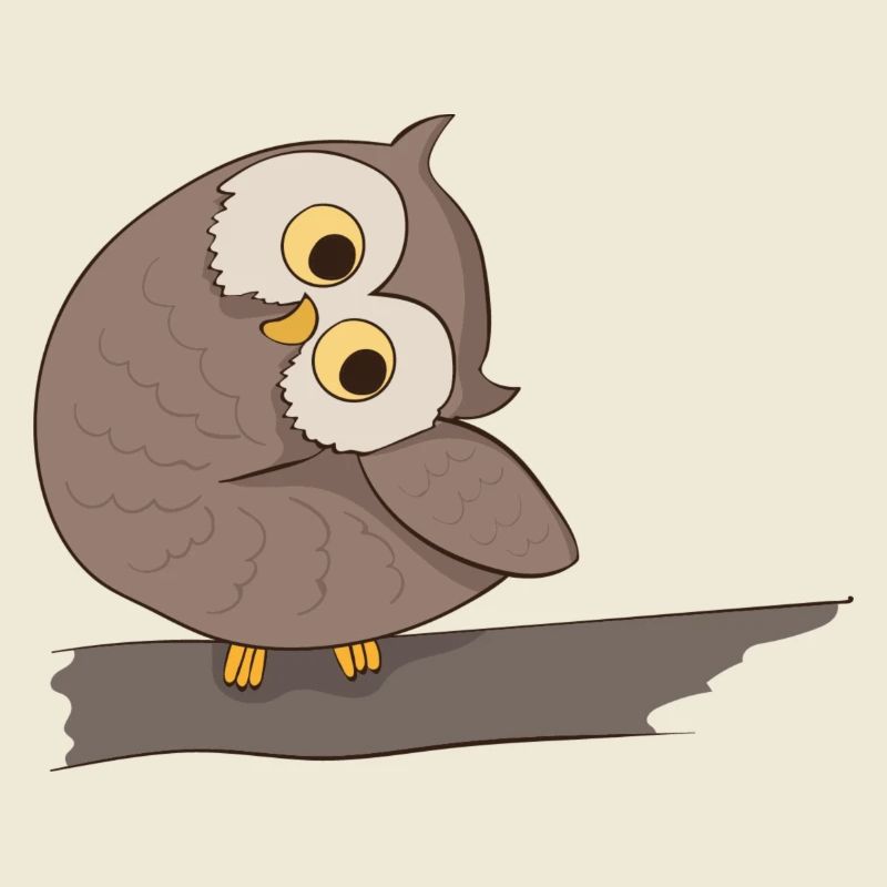 Uhu Eule Comic