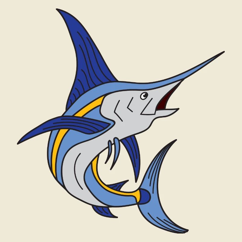 Marlin espadon marlin pêche en haute mer