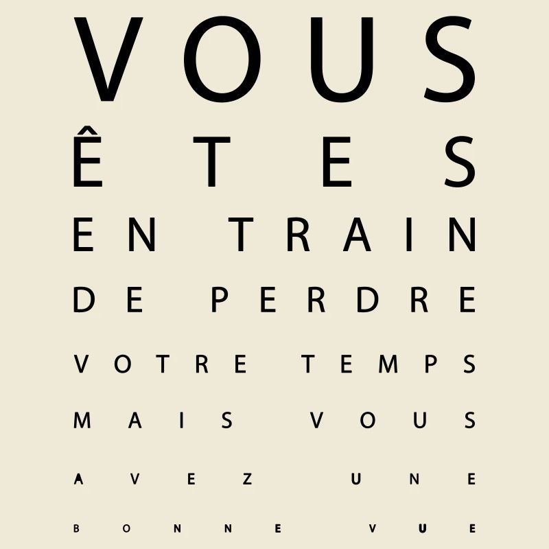 vous avez