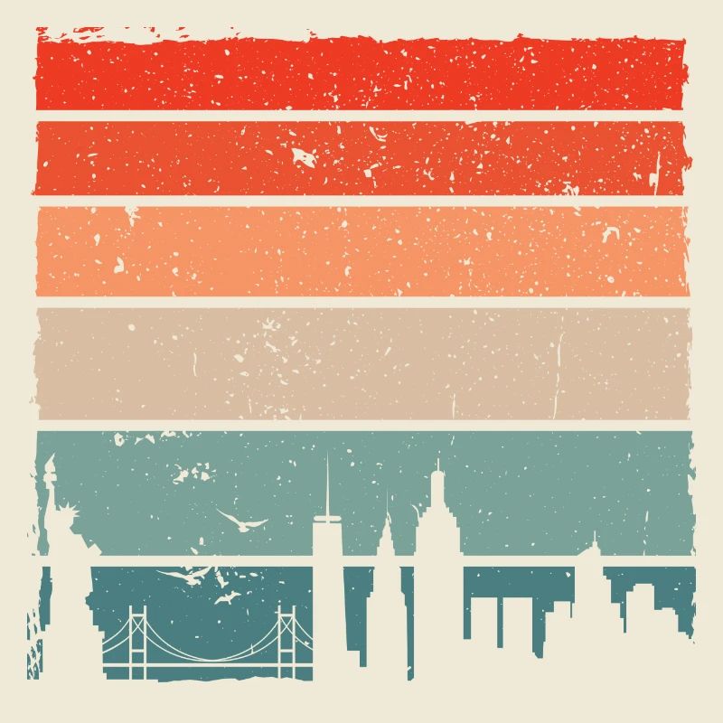 Sunset Skyline Gradient
