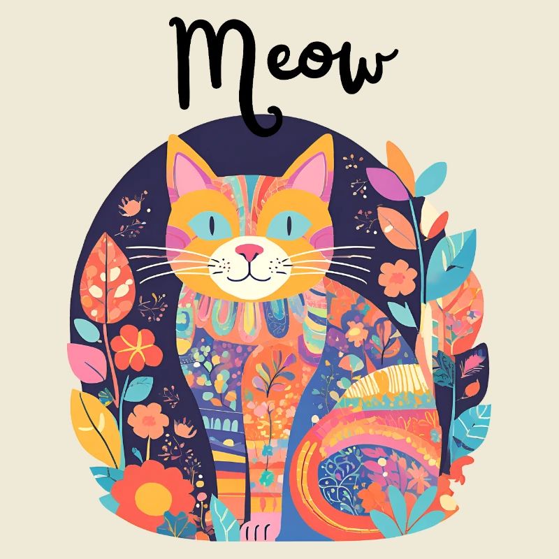 Colorful Cat Patchwork Anthology