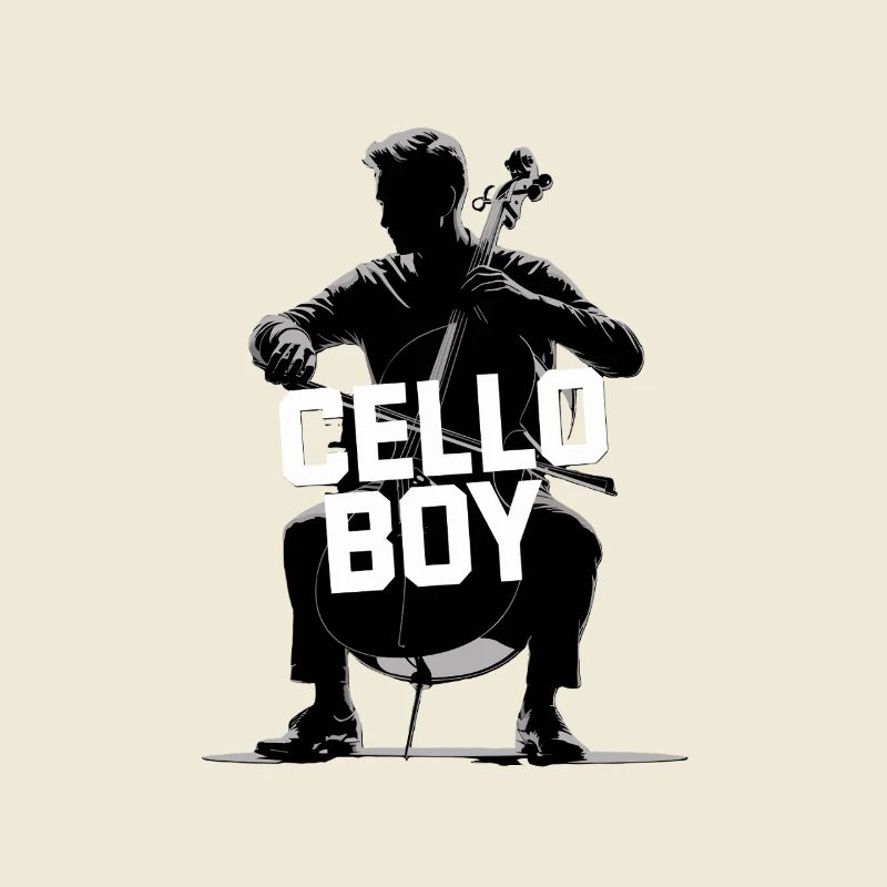 Violoncelle Garçon Silhouette Violoncelle