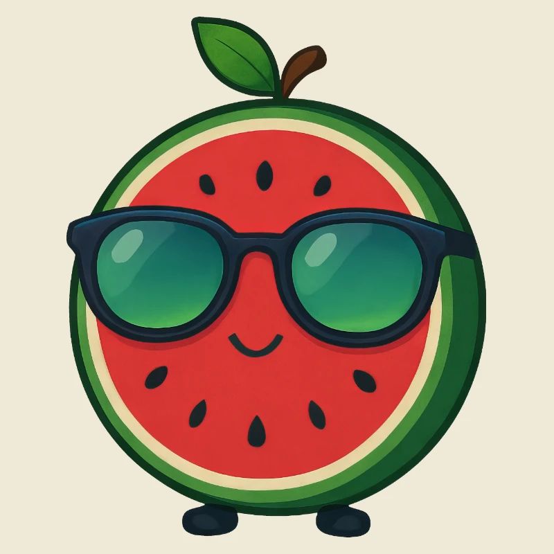 Fruity Watermelon Summer Fun Cool Fruit