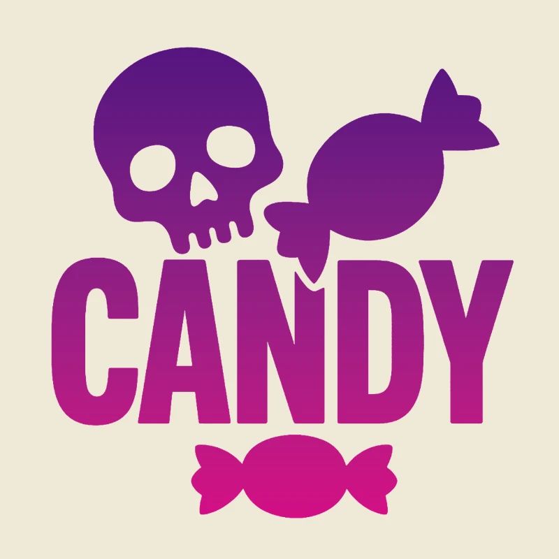 Skeleton and Whimsical Candy