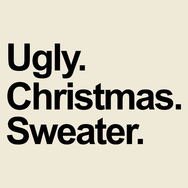 Pull de Noël moche