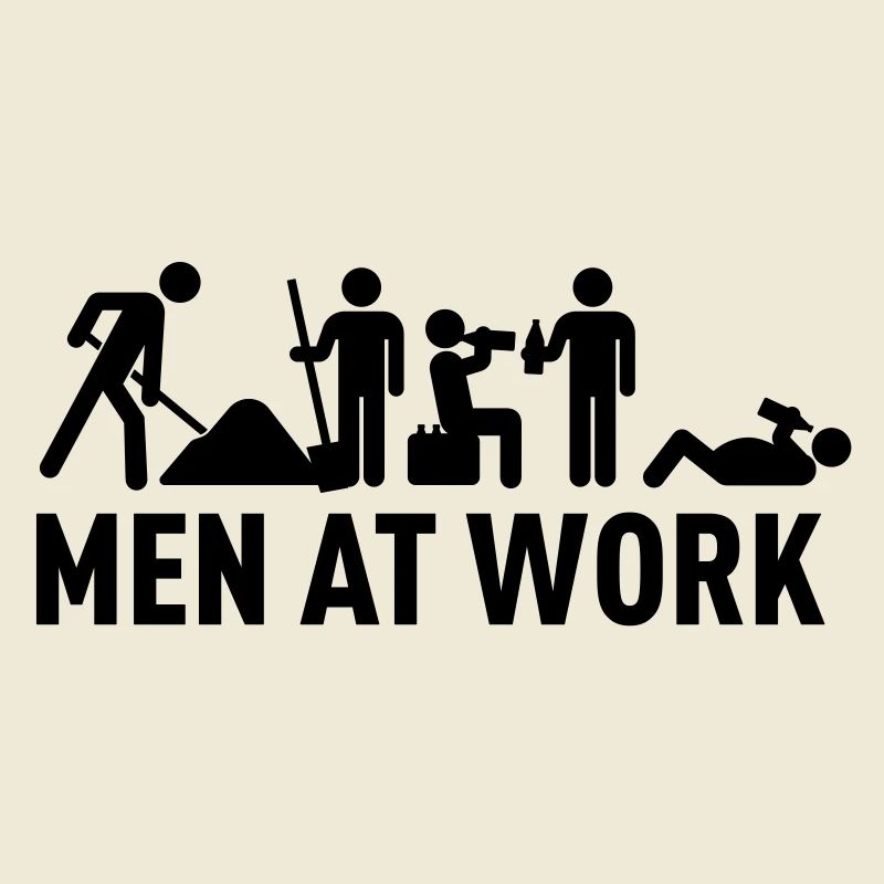 men at work - männer bei der arbeit - bauarbeiter