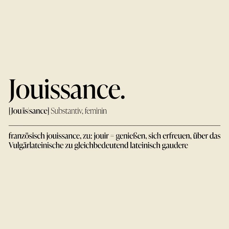 Jouissance – Le désir comme déclaration