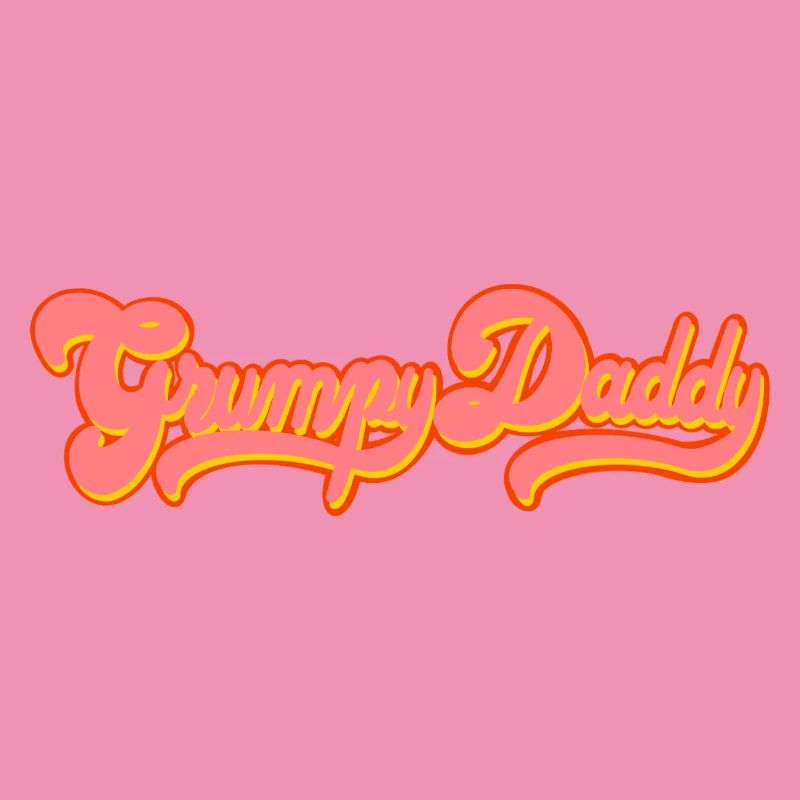 Grumpy Daddy Retro Script - Farbe "Exploitation"