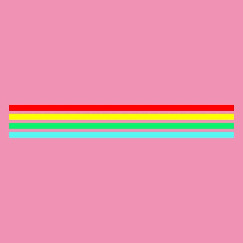 Retro Neonfarbige Friendly Raider