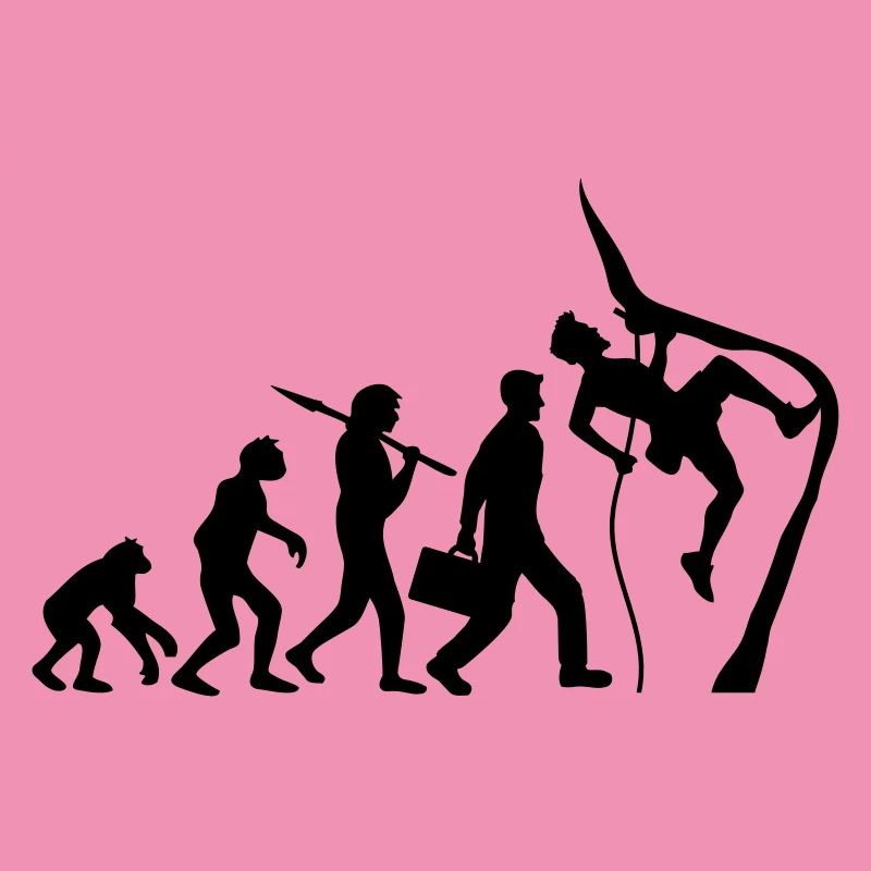 Klettern seil bergsteiger evolution