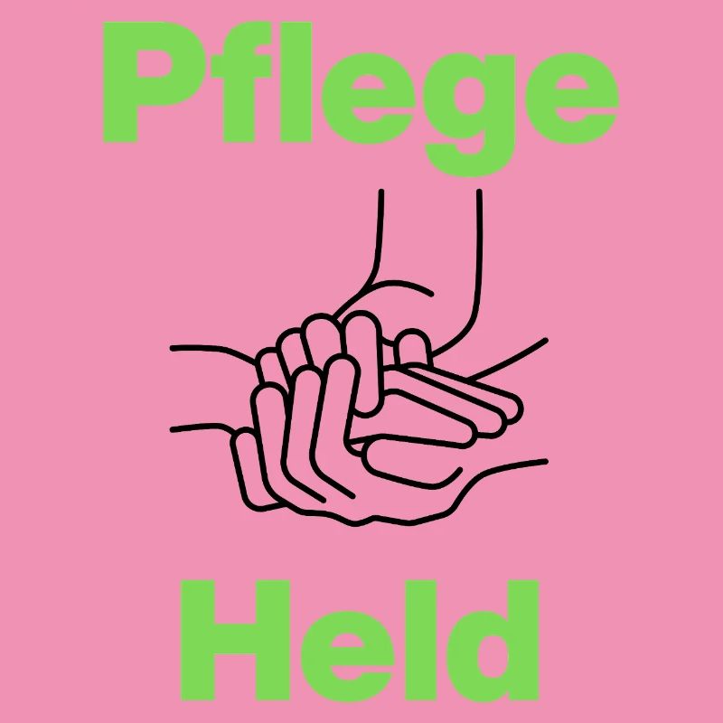 Pflegeheld, Hände, mit Herz, Pfleger, Pflegerin
