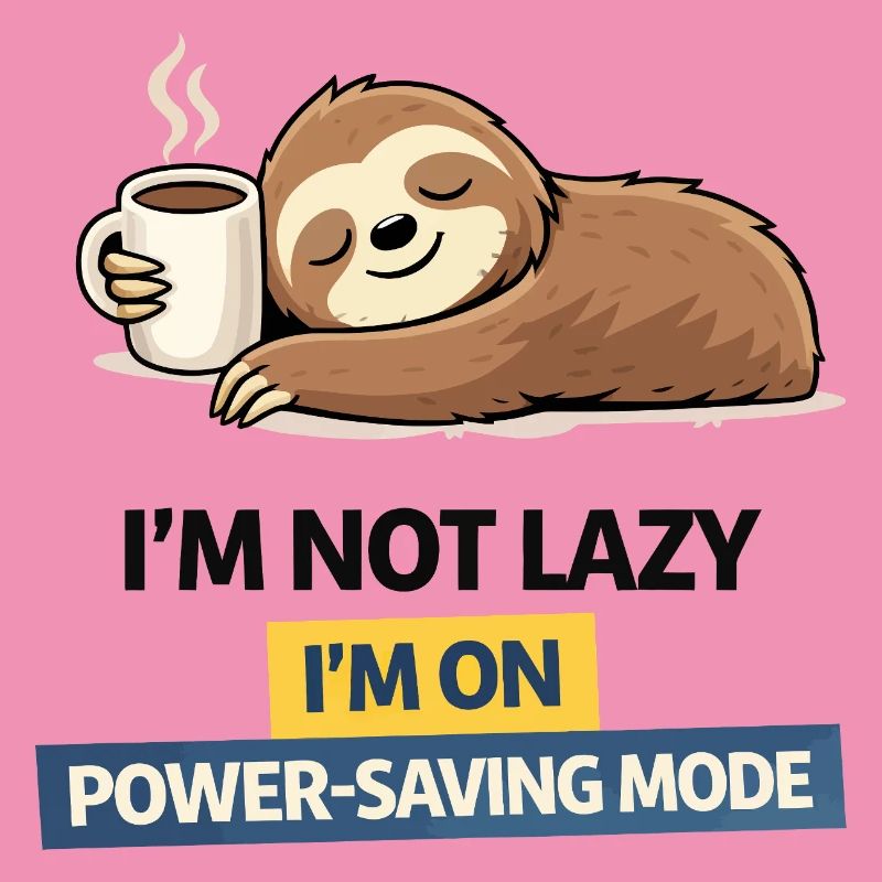 Sloth Power Saving Mode Tee
