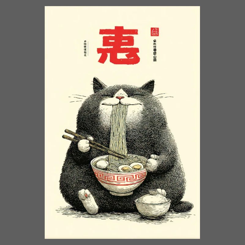 Fortune Cat Noodle Feast