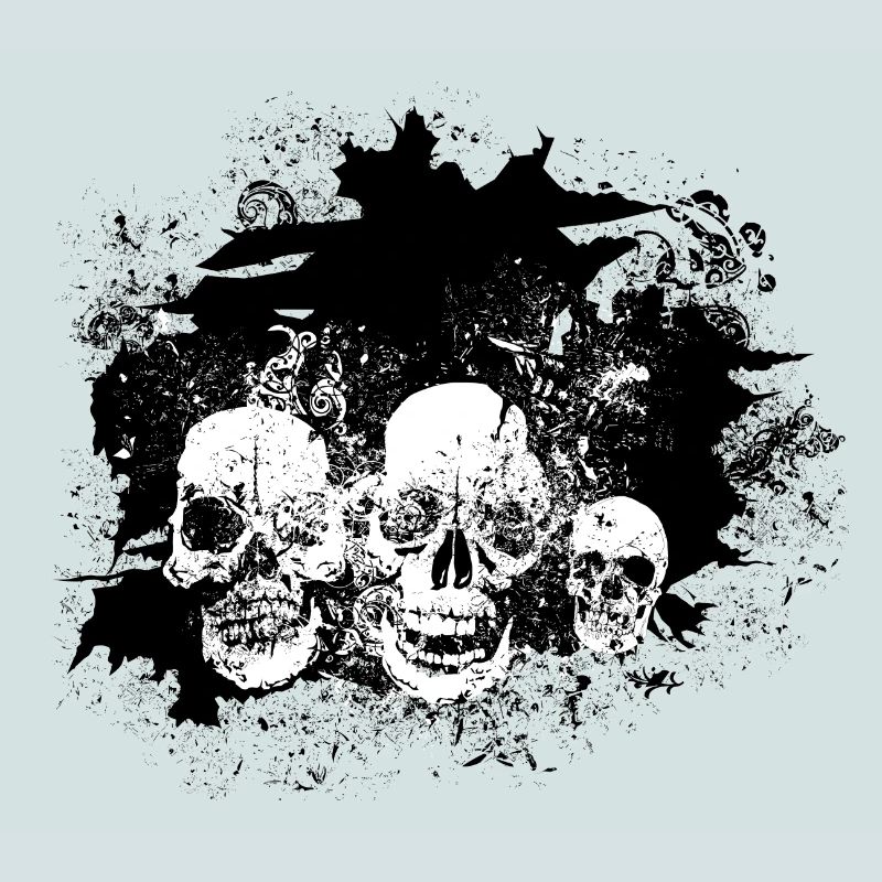 fancy head skull crane design 2603 p