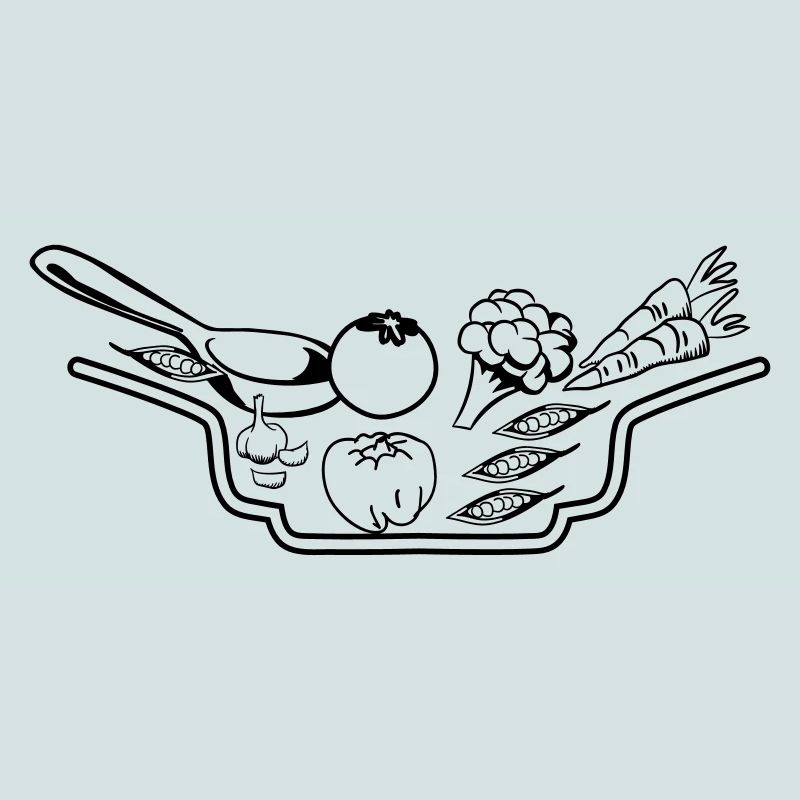 vegetable plate soup