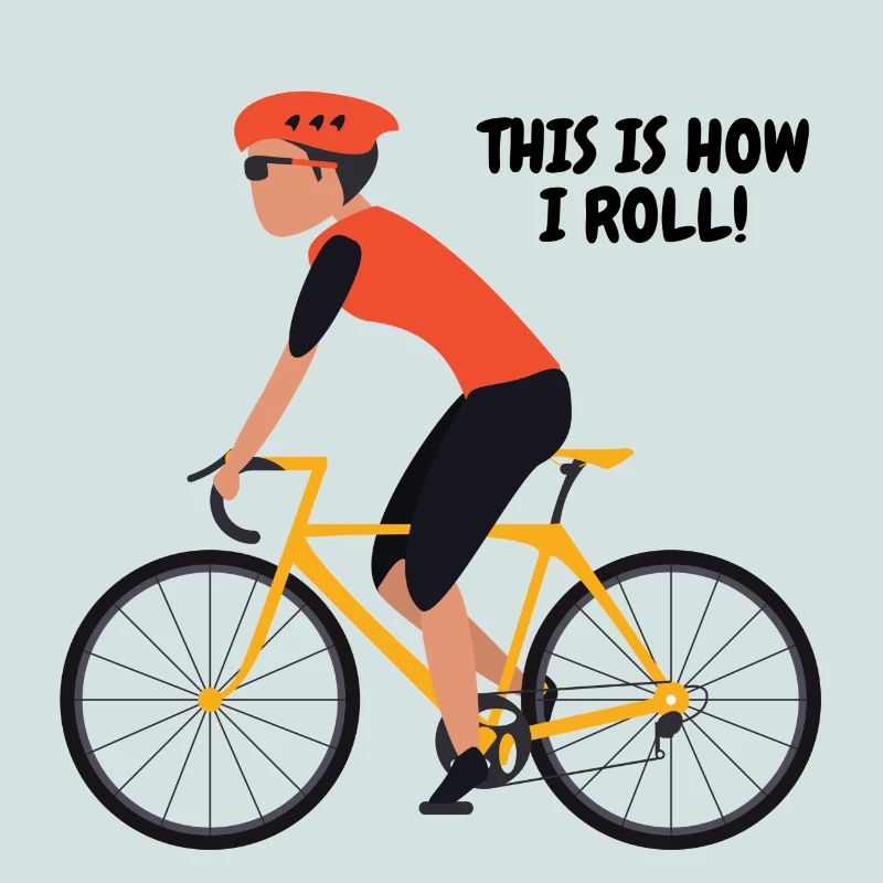This is how I roll cyclist gift cycling