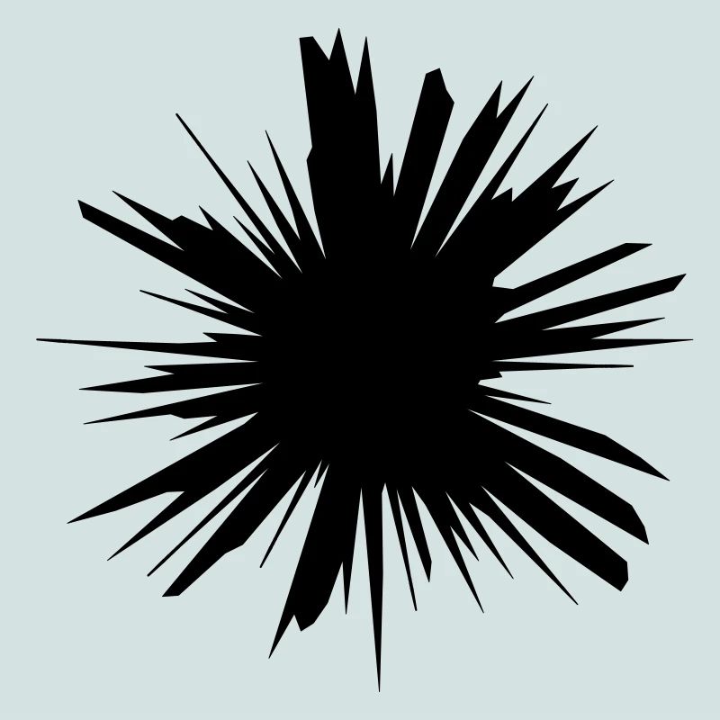 Conception de blast explosion destruction