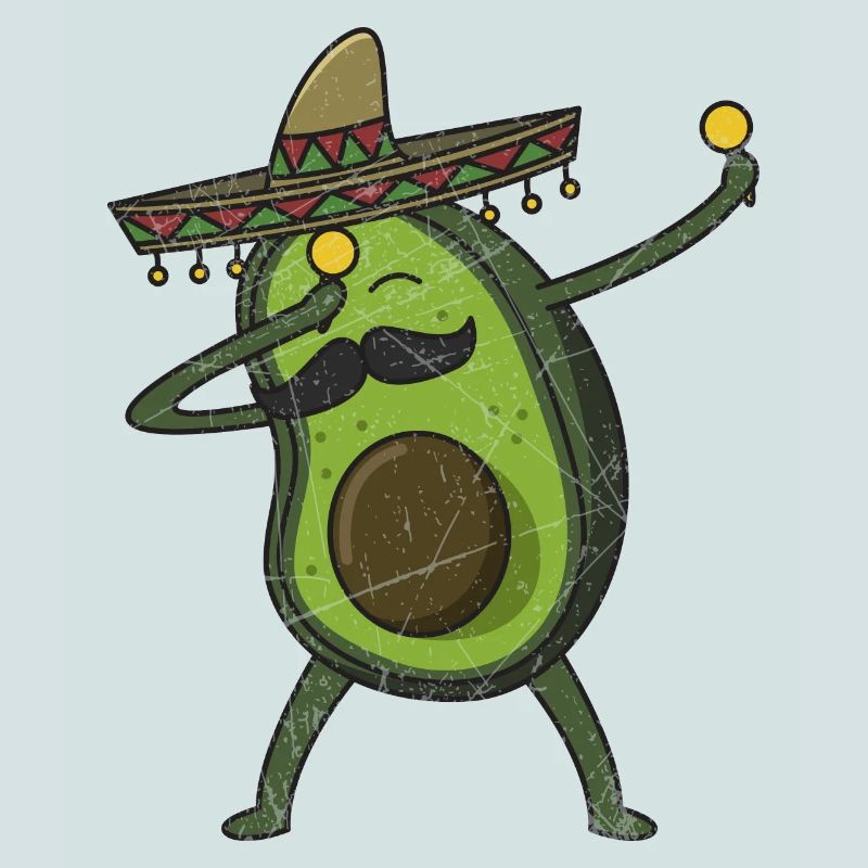 Avocado - Dab Pose - Dabbing - Geschenk