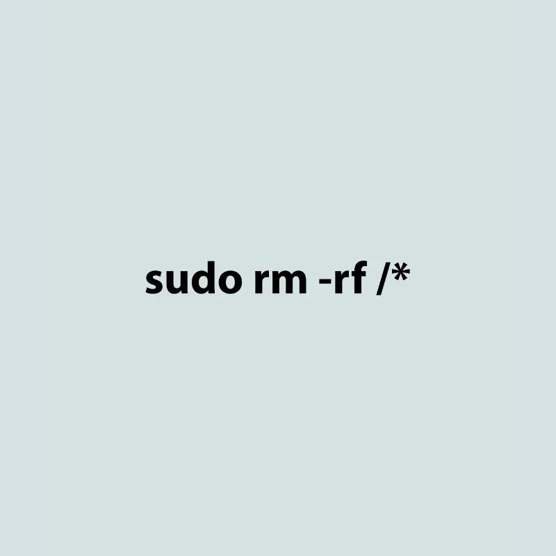 sudo rm -rf / *