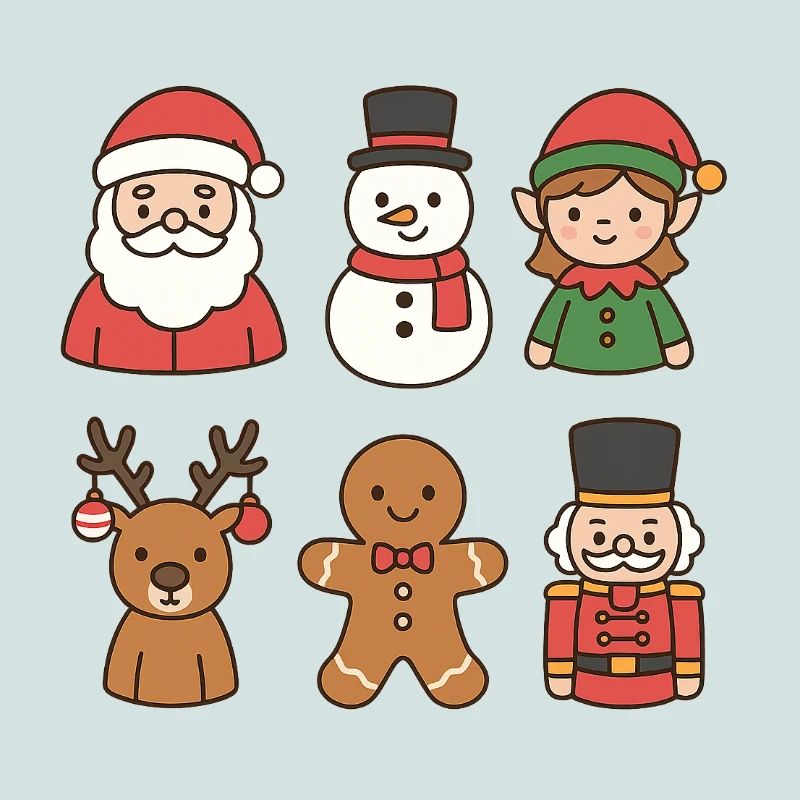 Verspielte Weihnachtscrew