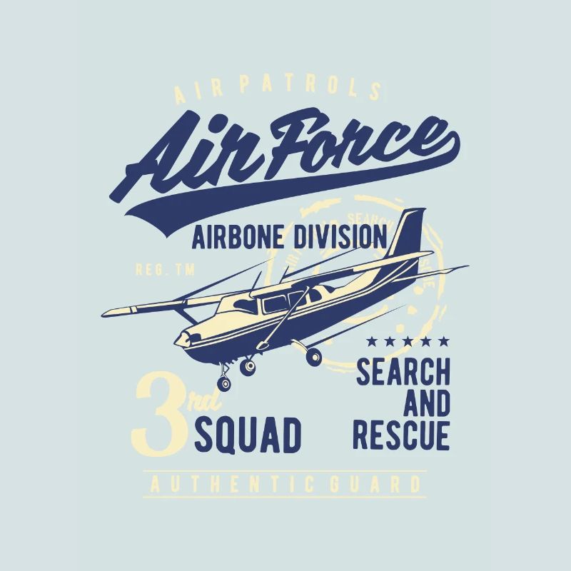 Air Force Luftwaffe Flugzeug Squad Mannschaft