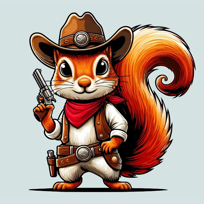 Cowboy Eichhoernchen