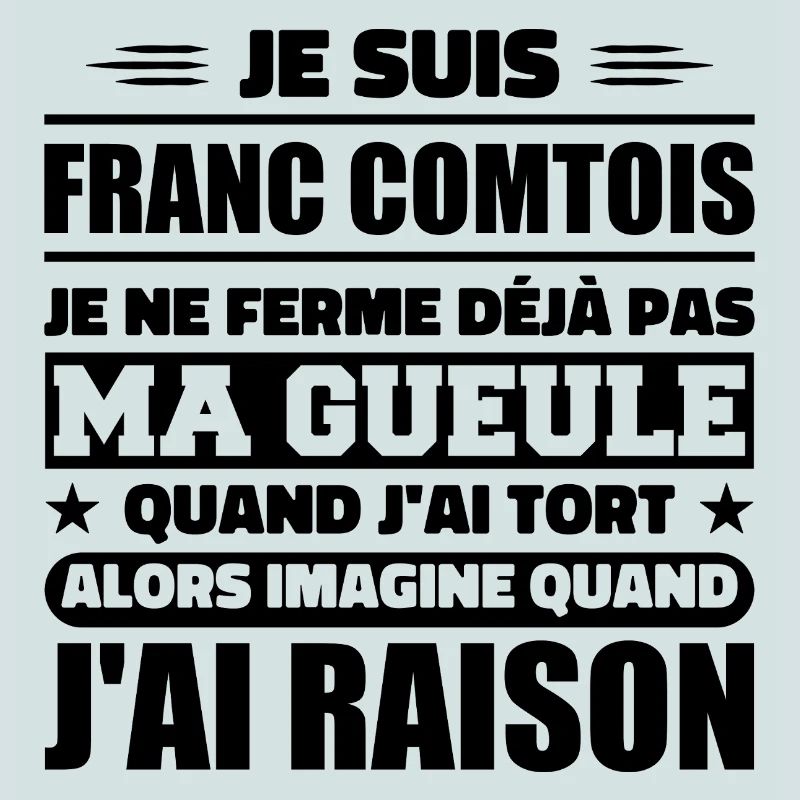 Franc comtois Ich halte meinen Mund nicht zu frank comté