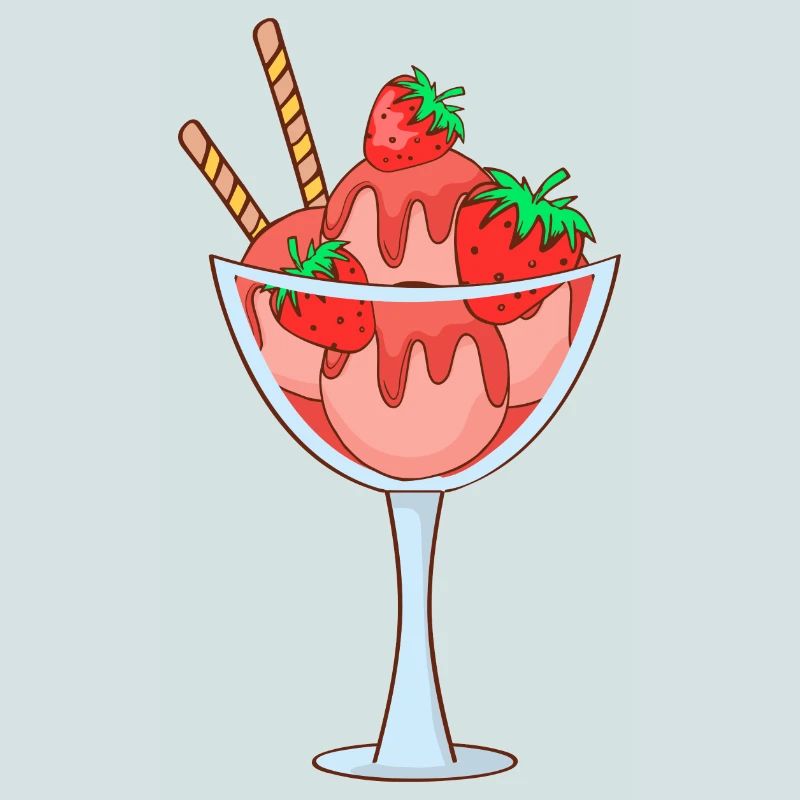 Eis Speiseeis Eiskrem Eiscreme Kugeleis Eisbecher