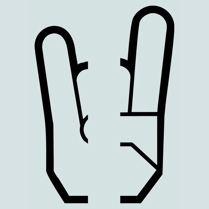 Rock Hand Pommesgabel Devilhand