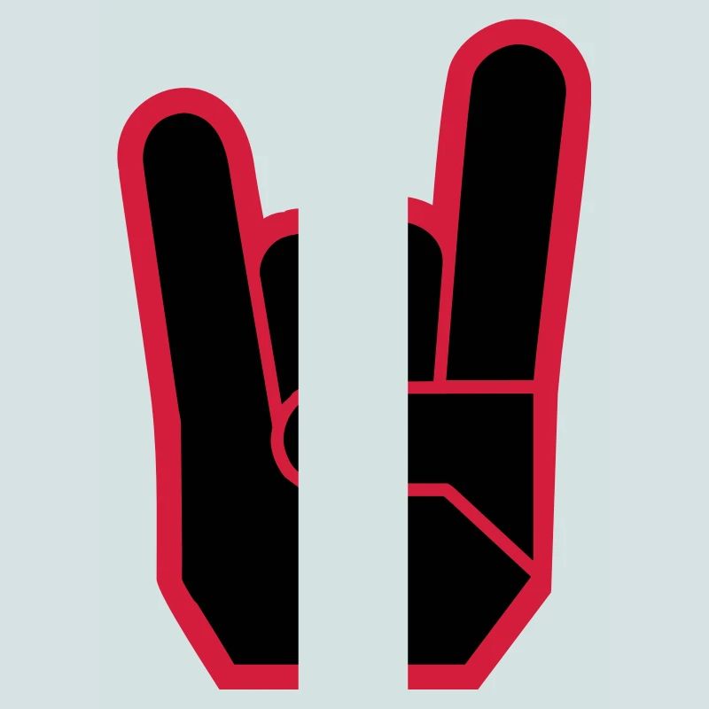 Rock Hand Pommesgabel Devilhand