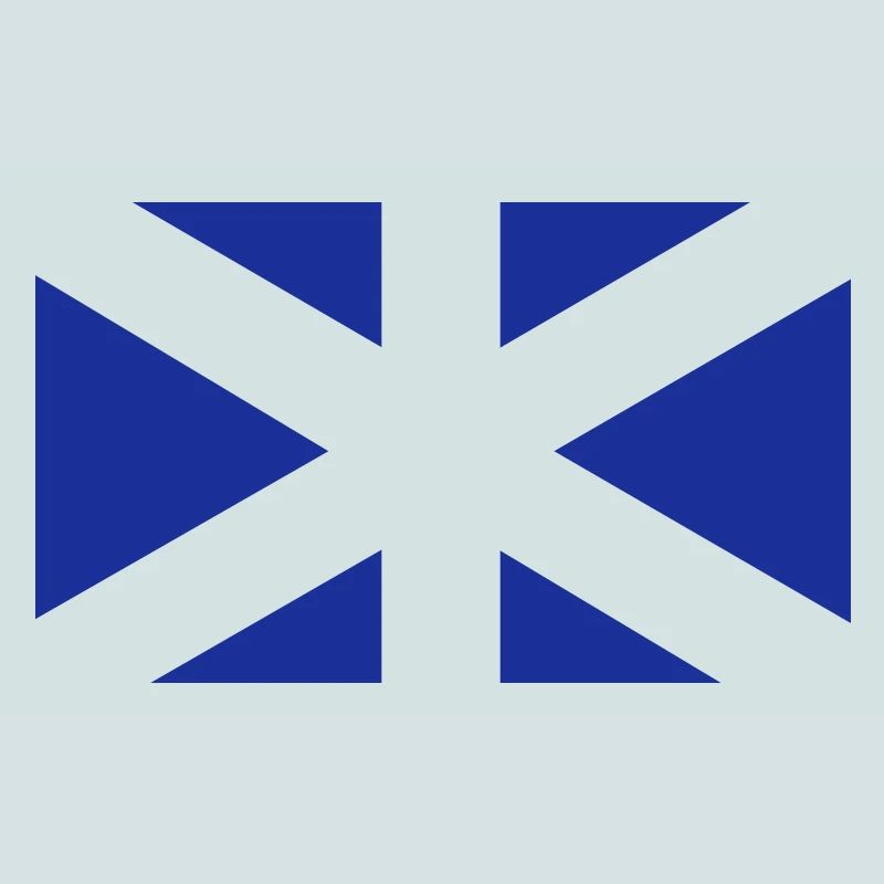 Écossais drapeau d'une couleur