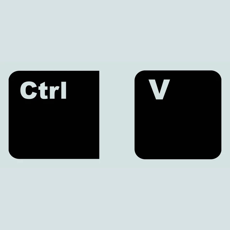 Ctrl + V Copy and Paste