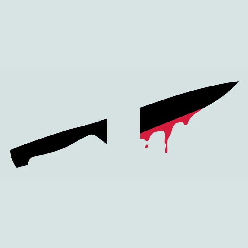 messer, klinge, blut,