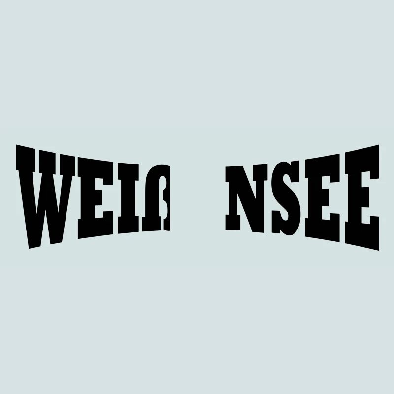 Weißensee Schriftzug