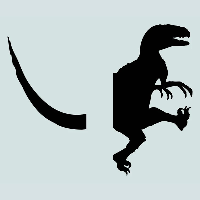 Danse attaquer Raptor T -Rex