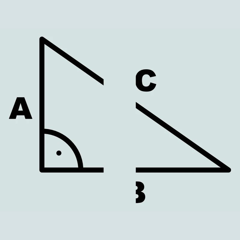 Math symbol - triangle - right angle