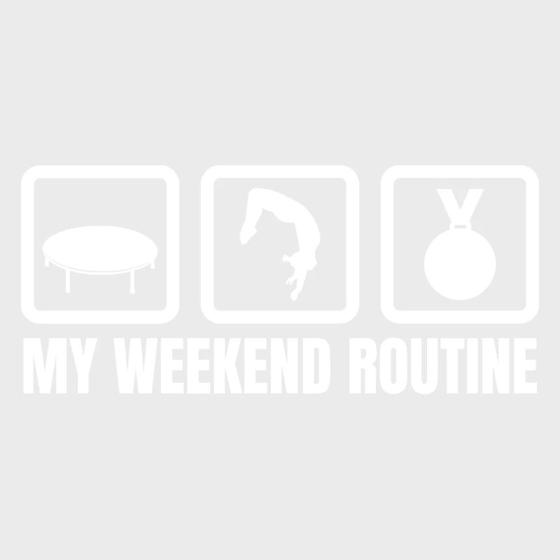 Trampoline Weekend Routine