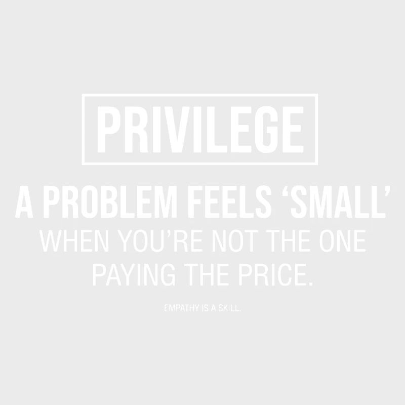 Empathie Statement Typografie